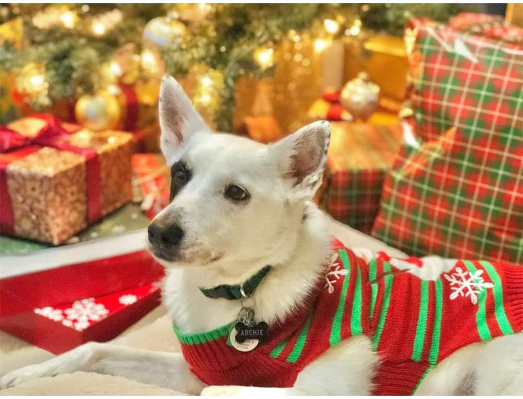 Dog Snow Sweaters Snowman Sweaters Xmas Dog Holiday Sweaters New Year Christmas Sweater Pet Clothes for Small Dog and Cat(Snowman,Xs)